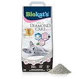 Biokat's Diamond Care Fresh Katzenstreu mit Babypuder-Duft - Feine...